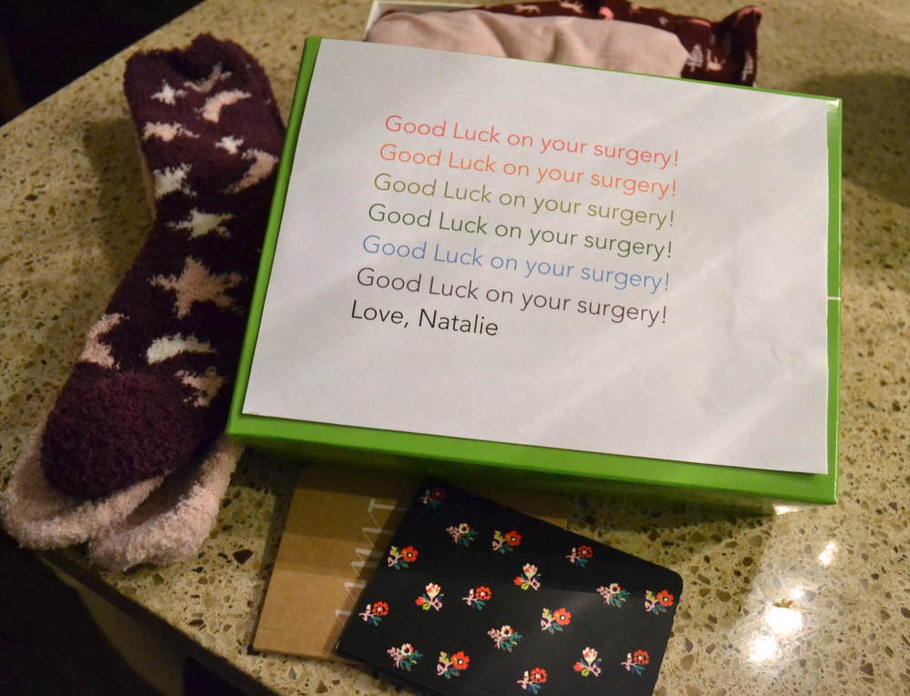good luck on surgery box by my 12 year old